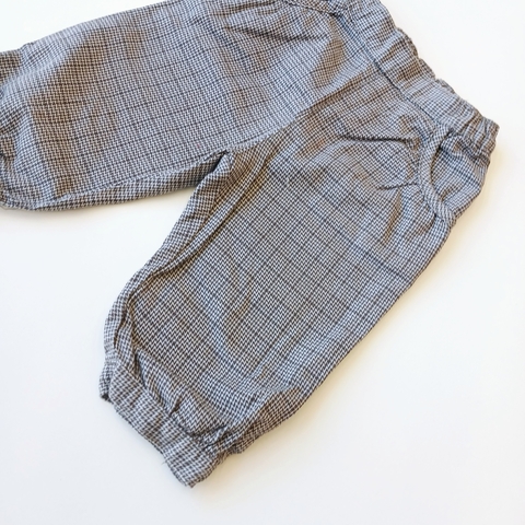 PANTALON CHEEKY T. 6- 9 MESES CUADROS BLANCO NEGRO - comprar online