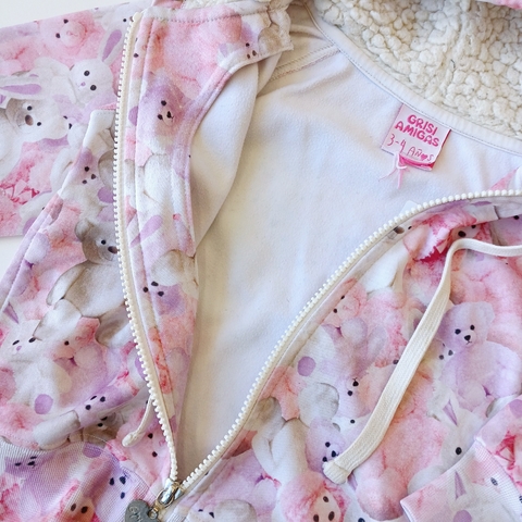 CAMPERA GRISINO T.3- 4 AÑOS OSITOS * DETALLE - Eme de Mar