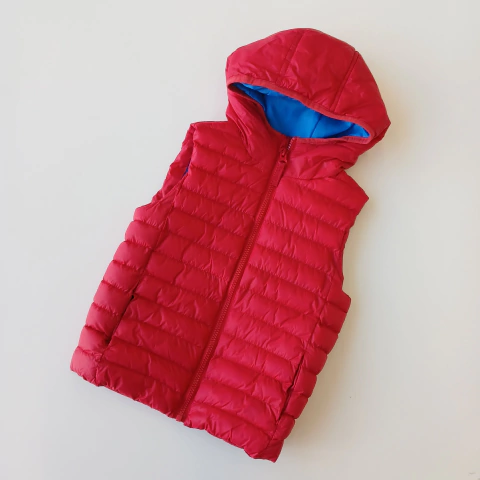 CHALECO PAULA CAHEN D., ANVERS T. 4 AÑOS ROJO FORRADA*DETALLE