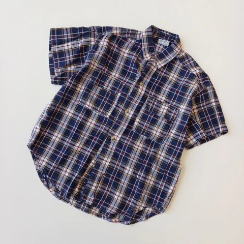 CAMISA CONIGLIO T. XS ( 10- 12 AÑOS ) M/C CUADROS AZUL ROJO AMARILLO