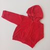 CAMPERA MIMO T. XXL 12MESES ROJA TERCIOPELO * DETALLE