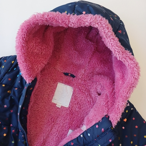 CAMPERA MIMO T. 18 MESES AZUL ESTAMPA FORRADO POR DENTRO * DETALLE en internet