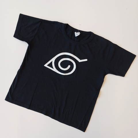REMERA S/M T. 12 AÑOS NEGRA LOGO BLANCO