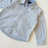 CAMISA TOMMY T. 2 AÑOS M/L CELESTE NARANJA RAYAS*DETALLE - comprar online