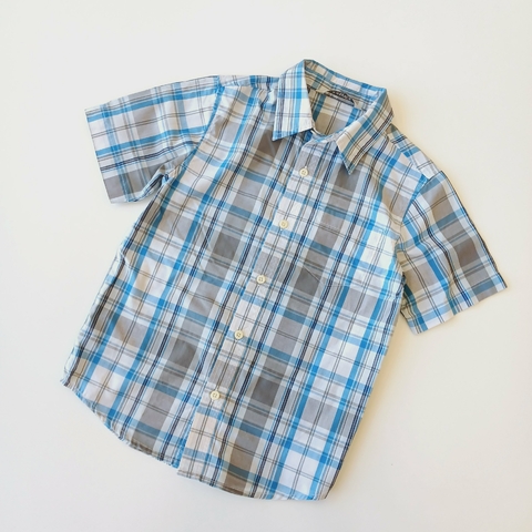 CAMISA OLD NAVY T.M (10-12 AÑOS APROX) CELESTE GRIS