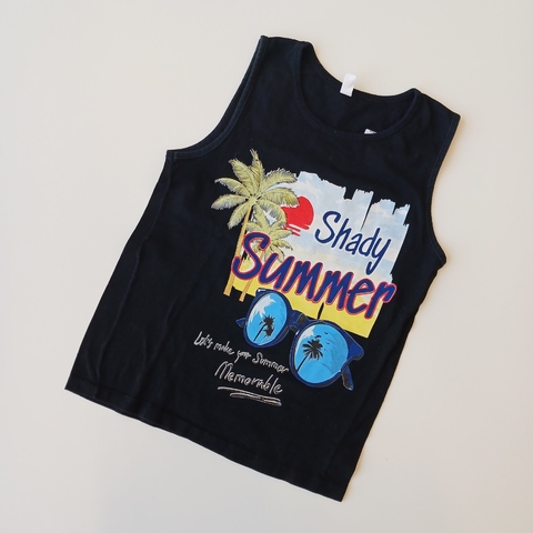 MUSCULOSA BILLABONG T. 12 AÑOS GRIS TOPO LETRAS