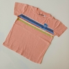 REMERA KEVINGSTON T. 12 AÑOS DURAZNO RAYAS M/C