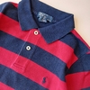 REMERA POLO T. 6 AÑOS RAYAS AZUL ROJO M/C - Eme de Mar