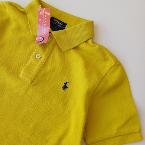 CHOMBA POLOR RALPH LAUREN T.6 AÑOS AMARILLA *DETALLE en internet