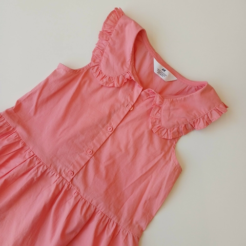 VESTIDO H&M T. 8- 9 AÑOS CORAL * DETALLE - comprar online