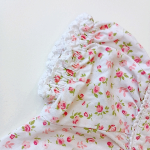 BODY CRAYON T. 0- 3 BEBES BLANCO FLORICITAS - Eme de Mar