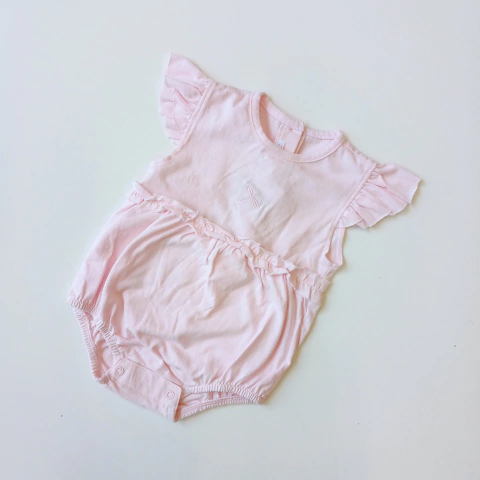 BODY GABRIELA FIGLIOLA T.3-6 MESES NUEVO ROSA LISO