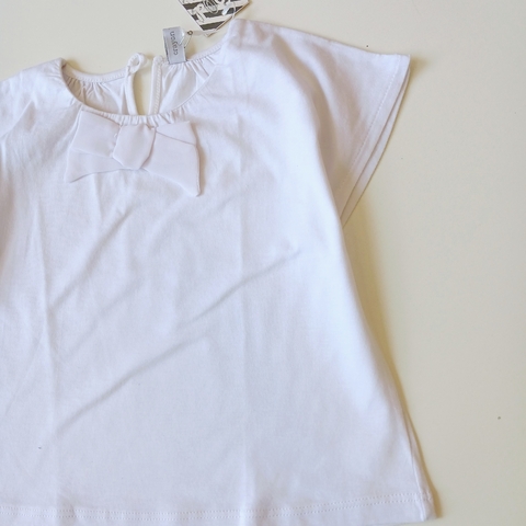 REMERA CRAYON T. 24 MESES BLANCO MOÑO M/C NUEVO en internet