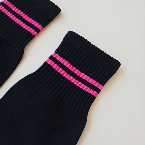 MEDIAS HOCKEY NEGRA GRIS ROSA FLUOR - Eme de Mar