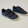 ZAPATILLAS TOMMY HILFIGER N. 25.5 AZULES ABROJO CUERO