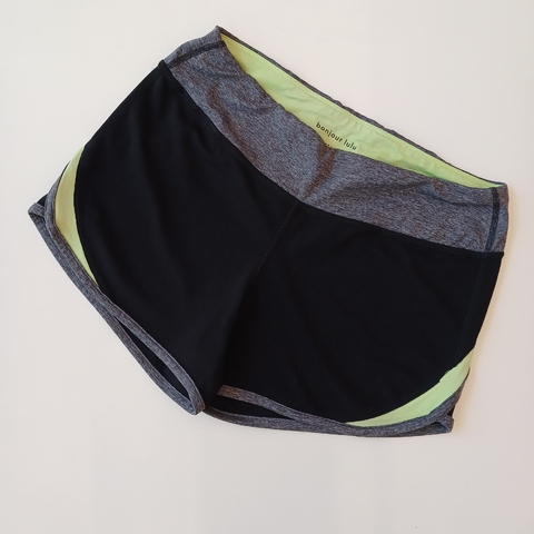 SHORT BONJOUR LULU T. 14-16 AÑOS NEGRO AMARILLOS FLOUR *DETALLE