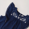 MUSCULOSA OSHKOSH T. 10 AÑOS ( CHICA ) AZUL BLANCO CUELLO BORDADO - comprar online