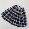 VESTIDO BROER T. 3- 4 AÑOS CUADROS BLANCO NEGRO M/L
