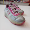 ZAPATILLAS FOOTY N.29 PLATA ROSA ESTRELLA C/ RUEDITAS * DETALLE
