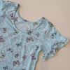 REMERA CRAYON T. 10 AÑOS CELESTE MARIPOSAS - comprar online