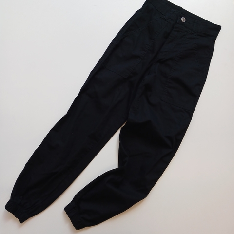 PANTALON SALSA T. 12 AÑOS NEGRO BABUCHA BOLSILLOS