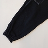 PANTALON OHCALCUTA T. 14 AÑOS NEGRO BABUCHA COSTURAS BLANCAS *DETALLE - Eme de Mar