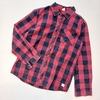 CAMISA CHEEKY T. 12 AÑOS CUADROS M/L ROJA AZUL JASPEADA