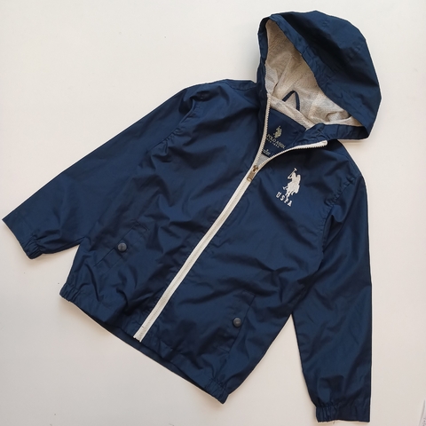 CAMPERA POLO T. S ( 10 -12 AÑOS ) AZUL ROMPEVIENTO * DETALLE