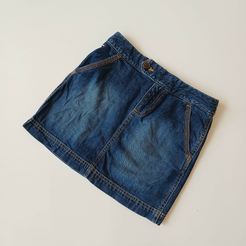 POLLERA TOMMY HILFIGER T. 10 AÑOS JEANS