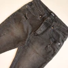 PANTALON DAKAR T. 14 AÑOS JEANS NEGRO ROTURAS - comprar online
