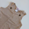 VESTIDO LITTLE LAS T. 18 MESES TERCIOPELO MARRON en internet