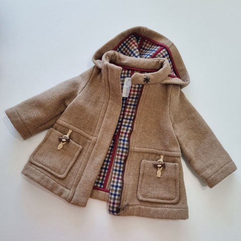 TAPADO ZARA T.9-12 MESES CIERRE MARRON