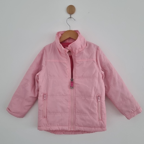 CAMPERA HARVEST T.3 AÑOS NYLON ROSA