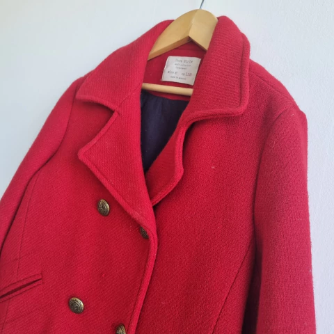 Imagen de TAPADO ZARA T.8 AÑOS ROJO FORRADO