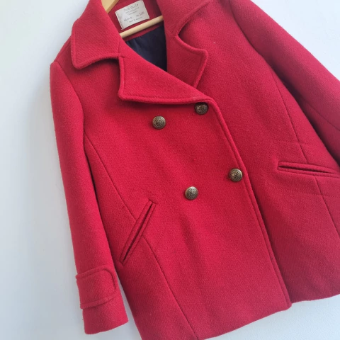 TAPADO ZARA T.8 AÑOS ROJO FORRADO - tienda online