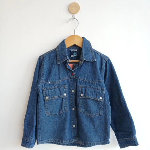 CAMISA MINUSCULA T.2 AÑOS JEAN AZUL *DETALLE T. 2 años