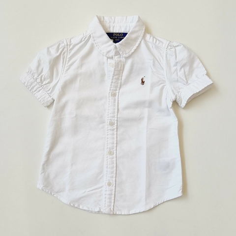 CAMISA POLO T. 4 AÑOS BLANCA M/C en internet
