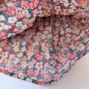 VESTIDO SIN MARCA T.6 AÑOS FLORES ROJA AMARILLO - tienda online