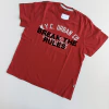 REMERA CHEEKY T.8 AÑOS ROJA TEXTO NEGRO GAMUZACN