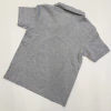 REMERA LACOSTE T.10 AÑOS GRIS PIQUE - comprar online