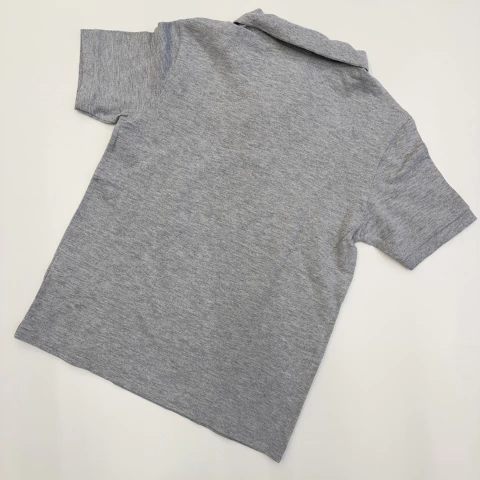 REMERA LACOSTE T.10 AÑOS GRIS PIQUE - comprar online