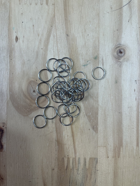 argollita para trenzas x 36