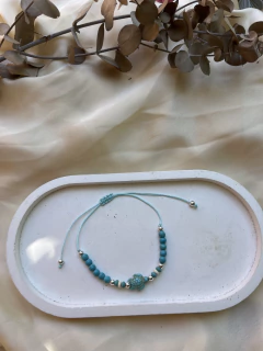 Pulseras tortuga de piedra turquesa - comprar online