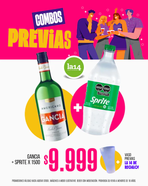 COMBO PREVIAS GANCIA - comprar online