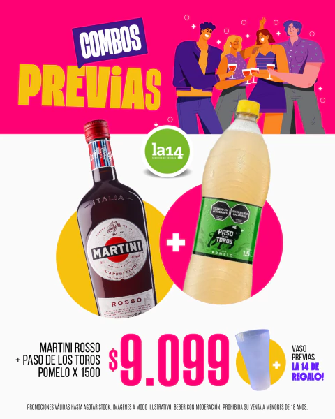 COMBO PREVIAS MARTINI - comprar online