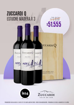 Promo OFF Zuccardi Q Estuche x 3 - comprar online