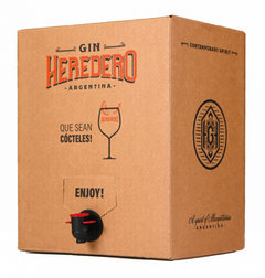 Gin Heredero Original Mandarina Bag in Box 10 LITROS