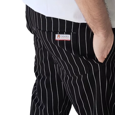 PANTALÓN STRIPES NEGRO Y BLANCO