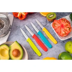 CUCHILLO DENTADO OFICIO 8CM VERDE 3CLAVELES (8410990014451) - Modo Indumentaria