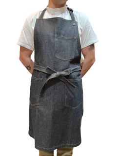 DELANTAL MADRID - NEGRO